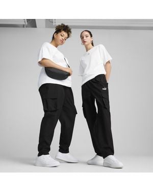 PUMA Essentials Cargo Sweatpants - Black