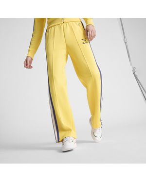 PUMA T7 Bright Lights Nyc Flagship Track Pants - Yellow