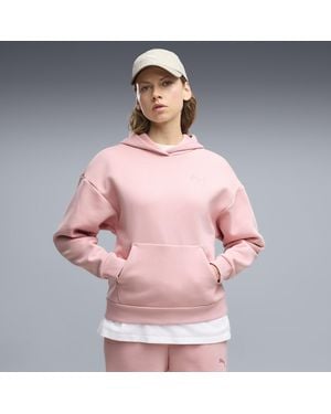 PUMA Elevated Essentials Fleece Hoodie - Pink