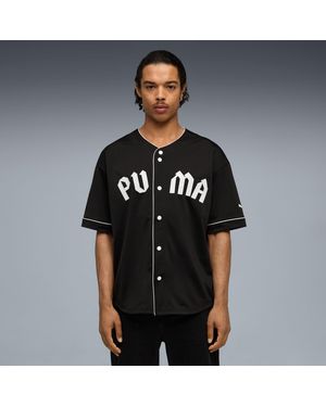 PUMA Oversized Baseball Jersey - Black