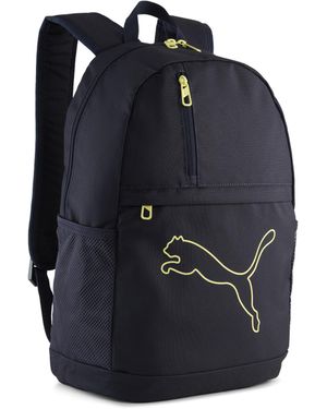 PUMA Plus Rugzak, Blauw/Geel