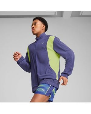 PUMA Velocity Woven Running Jacket Crystal - Blue