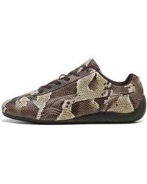 PUMA Speedcat Snake Print Sneakers Schuhe - Braun