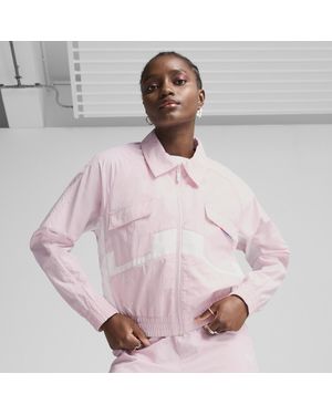 PUMA Bmw M Motorsport Woven Jacket - Pink