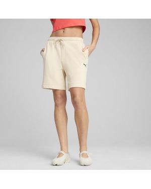 PUMA Premium Ess Relaxed Graphic 7" Shorts - Natur