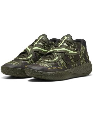 PUMA Mb.05 Camo Basketball Shoes - Green