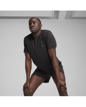 PUMA Lauf-T-Shirt mit Grafik - Schwarz