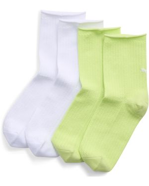 PUMA Kurze Socken Damen (2Er-Pack) Kleidung - Grün