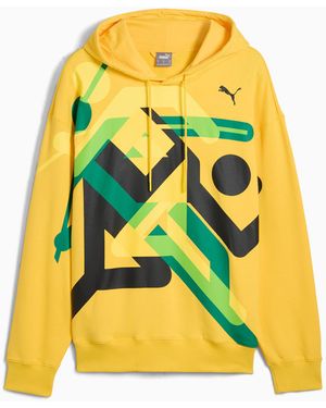 PUMA Jamaica Village Wear Full-Zip Hoodie , Starlight/Jam - Yellow