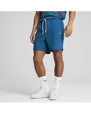 PUMA Shorts Manchester City Mmq Da, Blu/Giallo/Altro