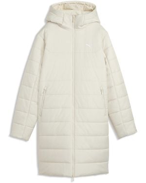 PUMA Essentials Hooded Padded Parka - White