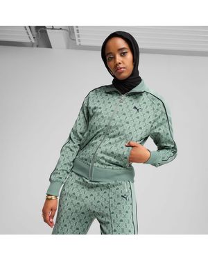 PUMA Road To Unity T7-Trainingsjack Met Print Voor - Groen