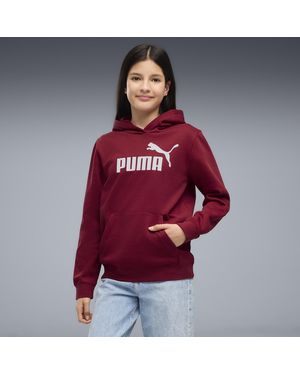 PUMA Ess No. 1 Logo Fleece-Hoodie Teenager, Kleidung - Rot