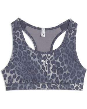 PUMA 4Keeps Sport-Bh Für Mittelschwere Belastung Damen, Kleidung - Blau