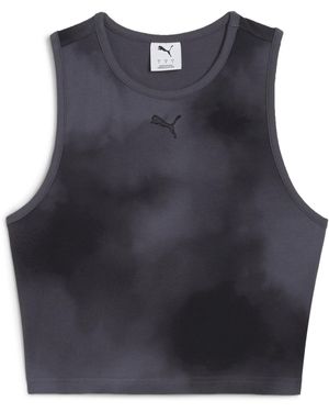 PUMA Tie-Dye Tankop Damen - Blau
