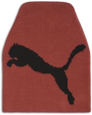 PUMA Long Knit Beanie Hat - Red