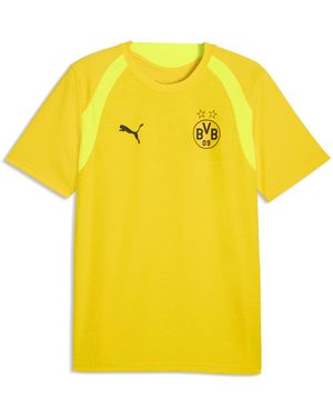 PUMA Camiseta De Entrenamiento Borussia Dortmund Semiajustada Para Hombre, Accesoiros, Amarillo