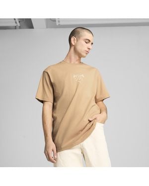 PUMA T-Shirt Grafica Porsche Legacy Lifestyle Da Uomo - Neutro