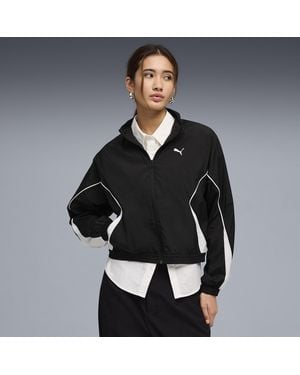 PUMA Sport Relaxed Jacke Mit Reißverschluss Damen, Kleidung - Schwarz