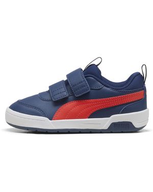PUMA Zapatillas Multiflex 2 Para Niños, Calzado, Persian Azul/Fierce Rojo