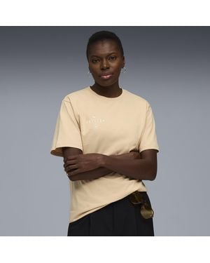 PUMA Ftbledition Voetbal-T-Shirt Voor Maat - Naturel