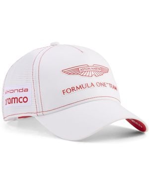 PUMA X Aston Martin Aramco F1Â Team Replica Lance Stroll Trucker Cap - White