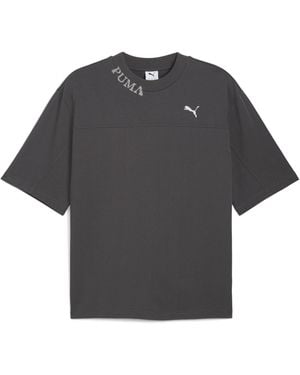 PUMA Washed Out Boxy T-Shirt, Maat - Grijs
