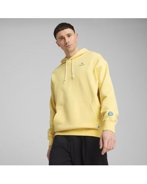 PUMA Manchester City MMQ Hoodie - Gelb