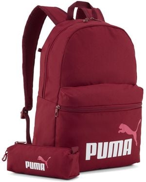 PUMA Phase 20 L Rucksack-Set, Accessoires - Rot