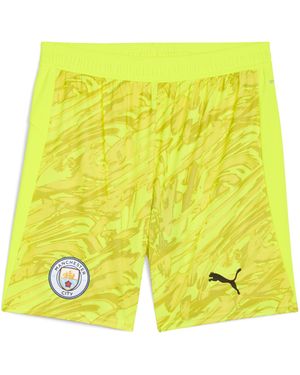 PUMA Manchester City 25/26 Goalkeeper Shorts - Yellow