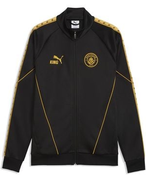 PUMA Chaqueta De Chándal Manchester City King Anthem Para Hombre, Accesoiros, Negro