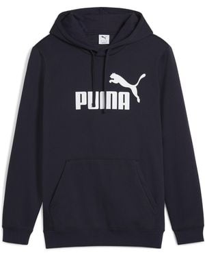 PUMA Essentials Logo Fleece Hoodie - Blue
