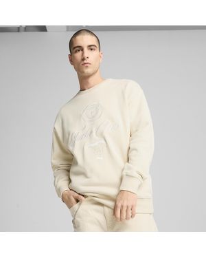 PUMA Porsche Legacy Lifestyle Crewneck Herren - Natur