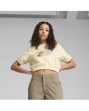 PUMA Top Grafico Special Items Da Donna - Metallizzato
