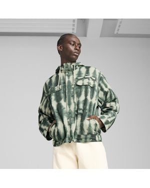 PUMA PALAIS ARTISAN Seersucker-Jacke - Grün