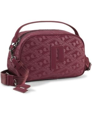 PUMA Borsa Con Manici Sense 5 L, Accessori, Ruby Shimmer/Graphic - Rosso