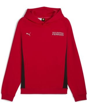 PUMA Scuderia Ferrari Lifestyle Hoodie Herren - Rot