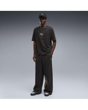 PUMA Select Wide Graphic Pants - Black