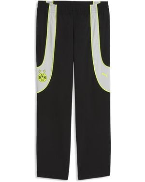 PUMA Borussia Dortmund Tech-X Relaxed Track Trousers - Black