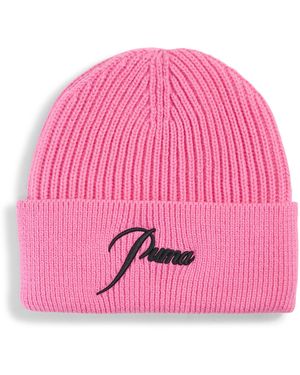 PUMA Stewie Timeless Mid Crown Beanie Hat - Pink