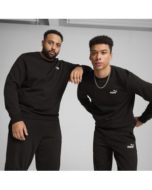 PUMA Girocollo Con Logo Piccolo N. 1 Essentials Da Uomo - Nero