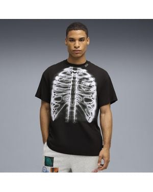 PUMA Hooptopia Hoopray Vision T-Shirt Herren - Schwarz