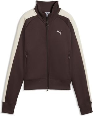 PUMA T7 Short Track Jacket - Brown