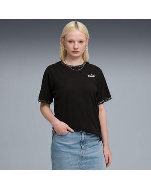PUMA Essentials Animal Print Relaxed T-Shirt - Black