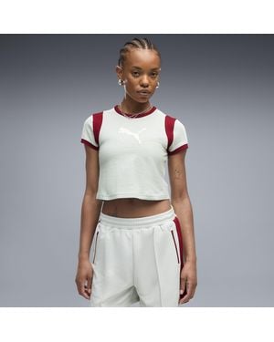 PUMA Graphics Ringer Baby T-Shirt - White