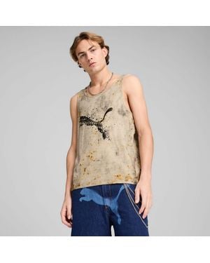 PUMA A$Ap Rocky X Tank Top Shirt Putty/Aop - Natural