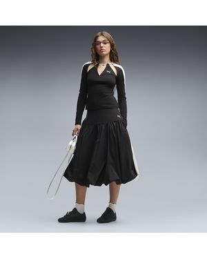 PUMA Gonna Midi A Palloncino T7 Da Donna, Accessori, Nero
