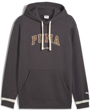 PUMA Felpa Con Cappuccio Varsity, Abbigliamento, Grigio