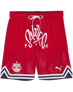 PUMA Hoops X Fc Bull Salzburg Shorts Herren - Rot