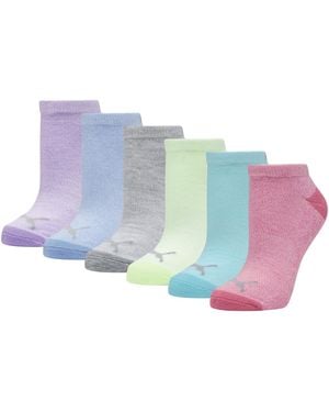 PUMA Half-Terry Low Cut Socks (3 Pairs) - Blue